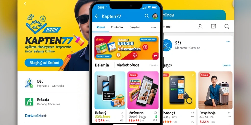 Tampilan antarmuka KAPTEN77 yang menarik dan mudah digunakan.