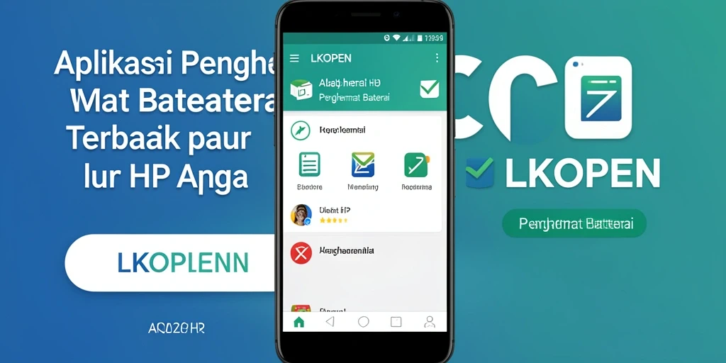 Antarmuka LKOPEN yang intuitif dan fungsional untuk Penghemat Baterai.