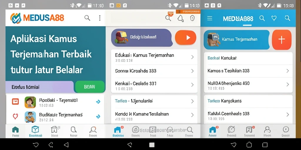 Tampilan antarmuka pengguna MEDUSA88 yang intuitif dan informatif.