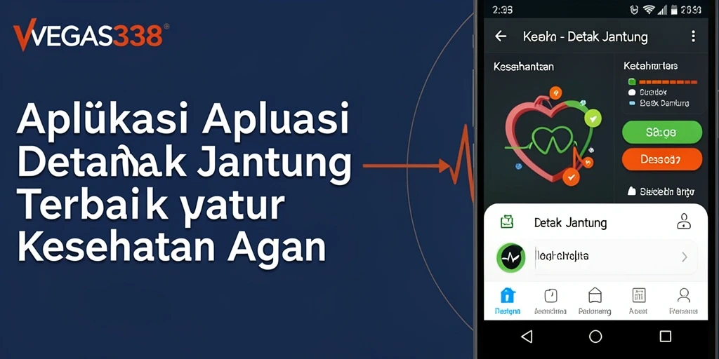 Tampilan antarmuka utama aplikasi Detak Jantung VEGAS338.